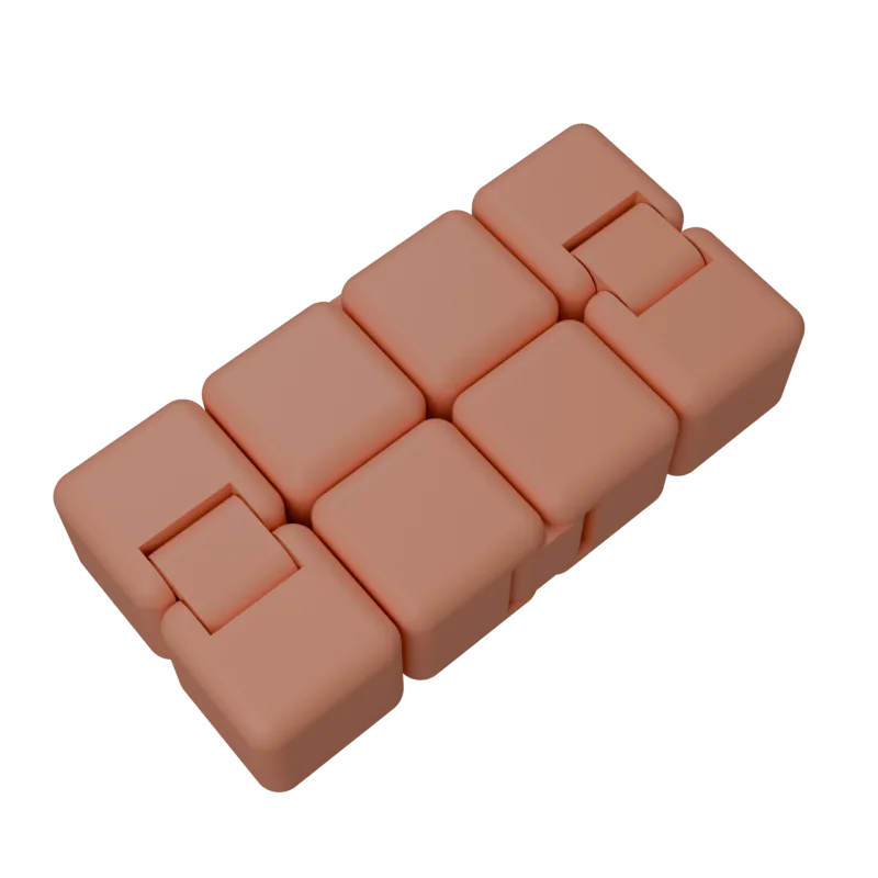 Yet Another Fidget Infinity Cube v2, 3D-printed by make by arzisoft